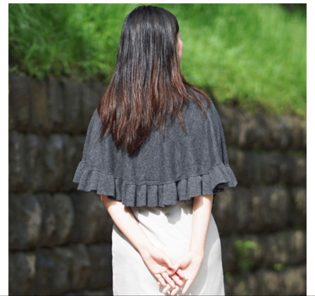 MyCASHMERE マイカシミヤ　ショートケープ