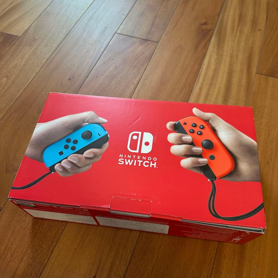 Nintendo Switch ネオンレッド/ブルー 本体 【美品】ケース付き