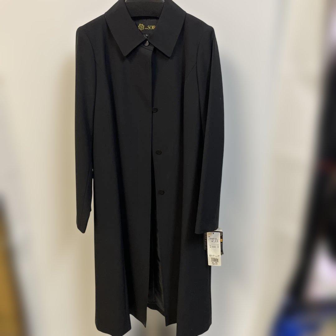 新品タグ付き TOKYO SOIR フォーマルコート ブラック L 東京ソワール
