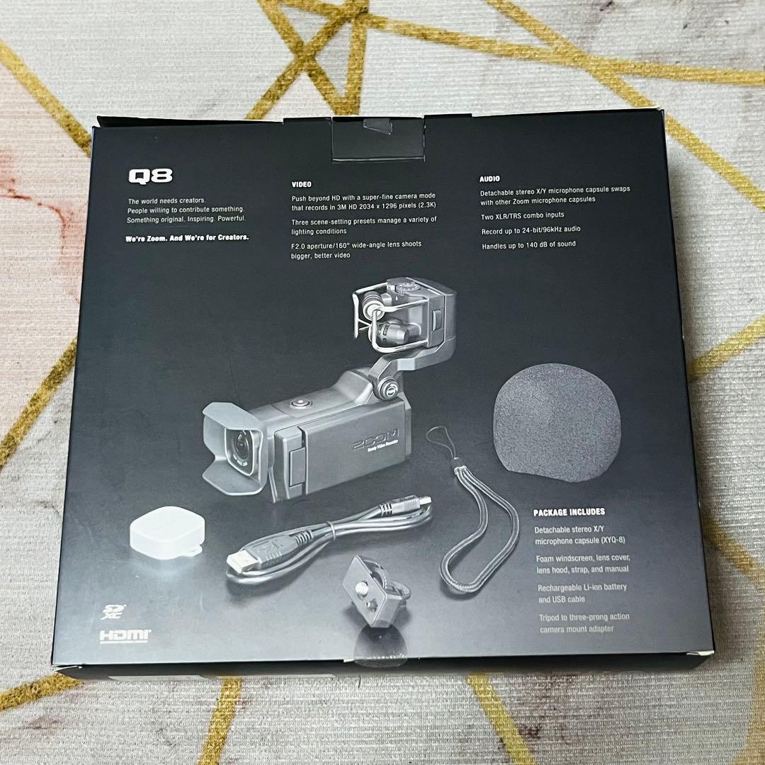 ZOOM Q8 ハンディビデオカメラレコーダー