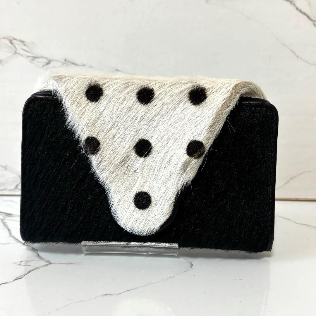 完売品✨ヒロコハヤシSEMIDIO セミディオ ハラコ ドット マルチ財布