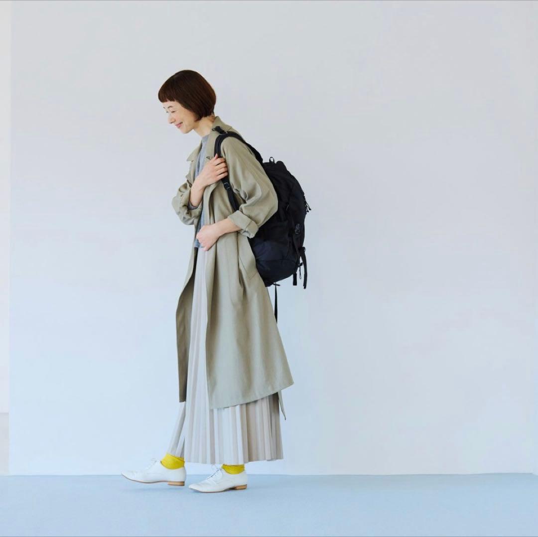 北欧暮らしの道具店 香菜子さんとつくった着回し頼れるコート ライトカーキ