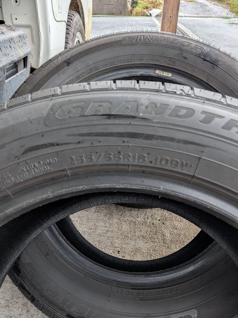 DUNLOP 18インチ サマータイヤ 255/55r18 引き取り可能