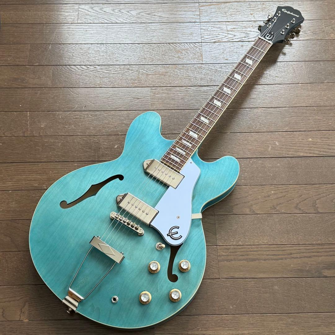 Epiphone Casino ￼Worn Worn Blue Denim