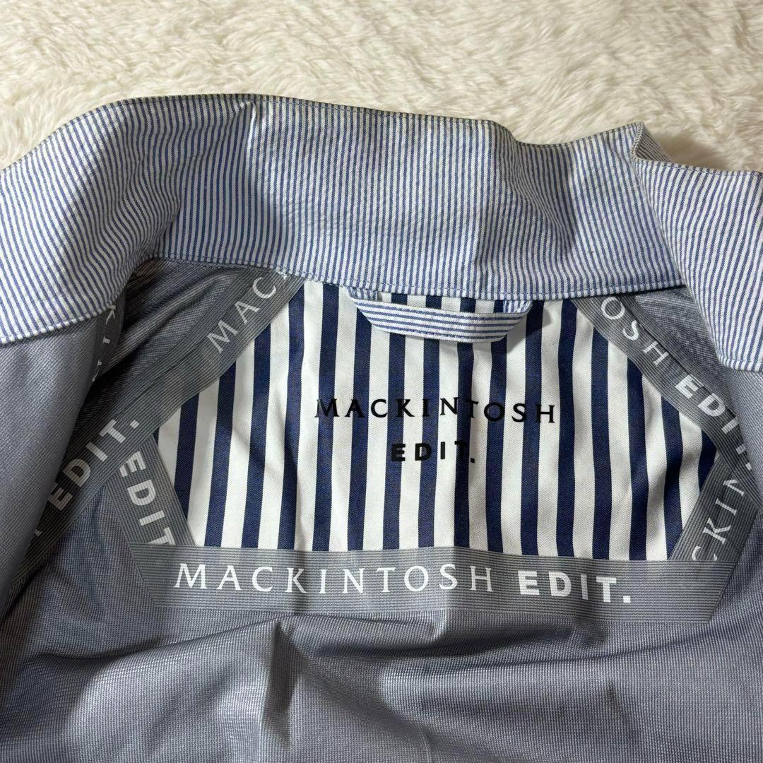 限定◆透湿防水★マッキントッシュ エディット　ブルゾン 38 M~Lシアサッカー