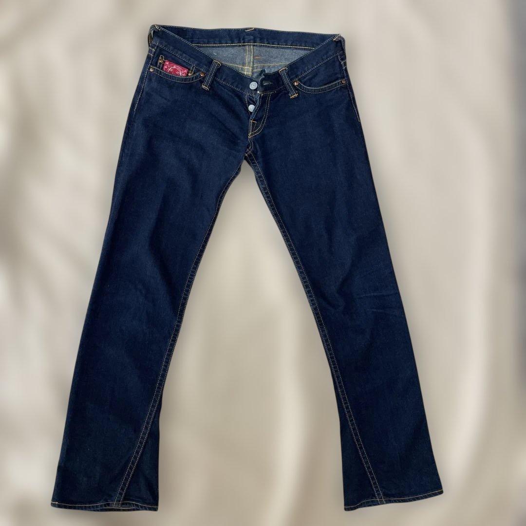 レディース　エビス　EVISU evisu デニム　ジーンズ　濃紺