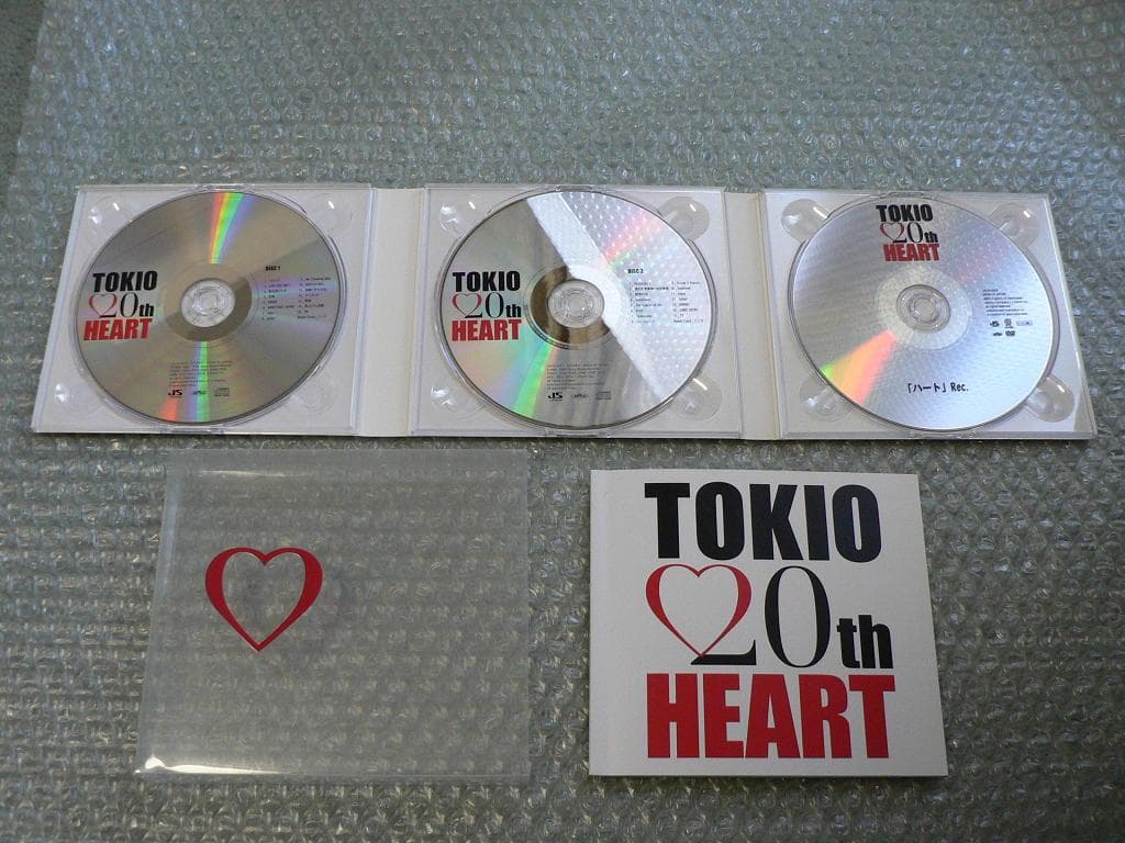 2CD+DVD【初回限定盤1】TOKIO『HEART』全32曲収録ベストアルバム