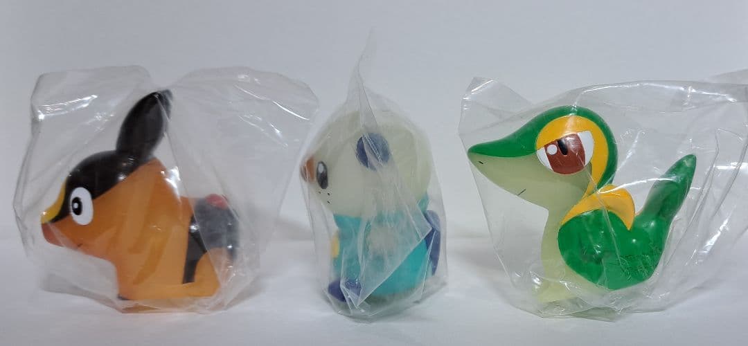 当選品★《ポケモンキッズ　クリア》ポカブ ミジュマル ツタージャ(美品)