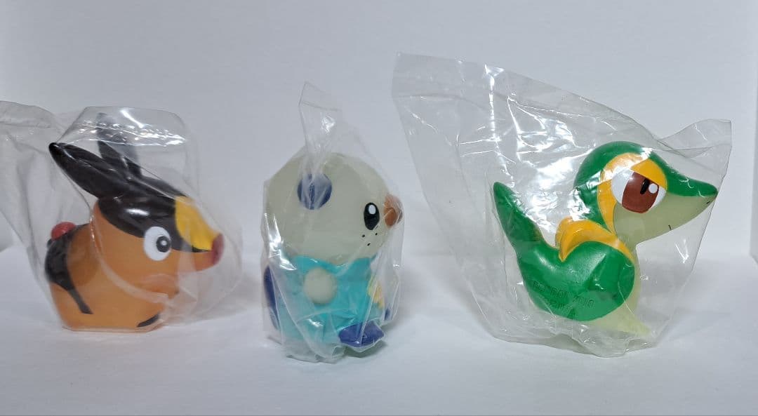 当選品★《ポケモンキッズ　クリア》ポカブ ミジュマル ツタージャ(美品)