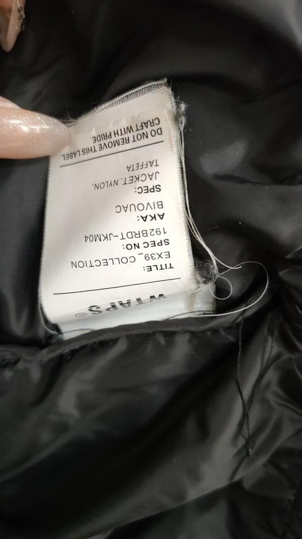 19AW WTAPS BIVOUAC JACKET Lサイズ*03