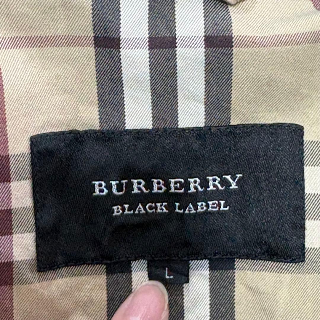 ✨美品✨ バーバリーブラックレーベル 黒ジップジャケットL