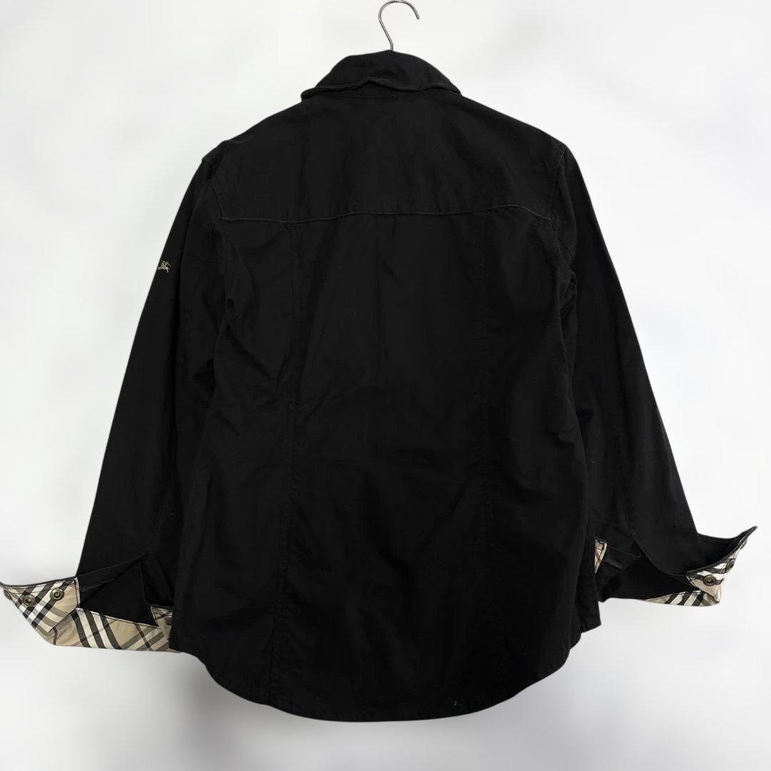 ✨美品✨ バーバリーブラックレーベル 黒ジップジャケットL