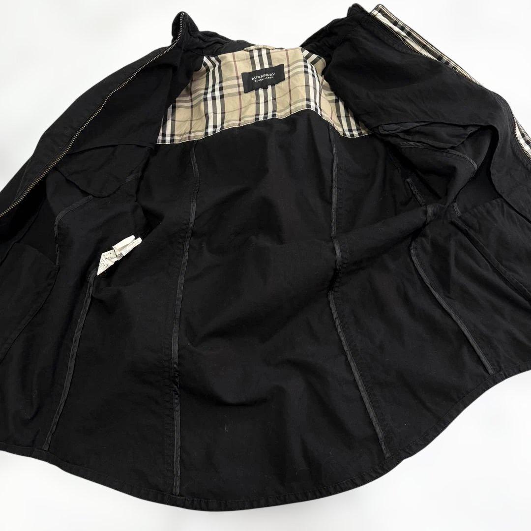 ✨美品✨ バーバリーブラックレーベル 黒ジップジャケットL