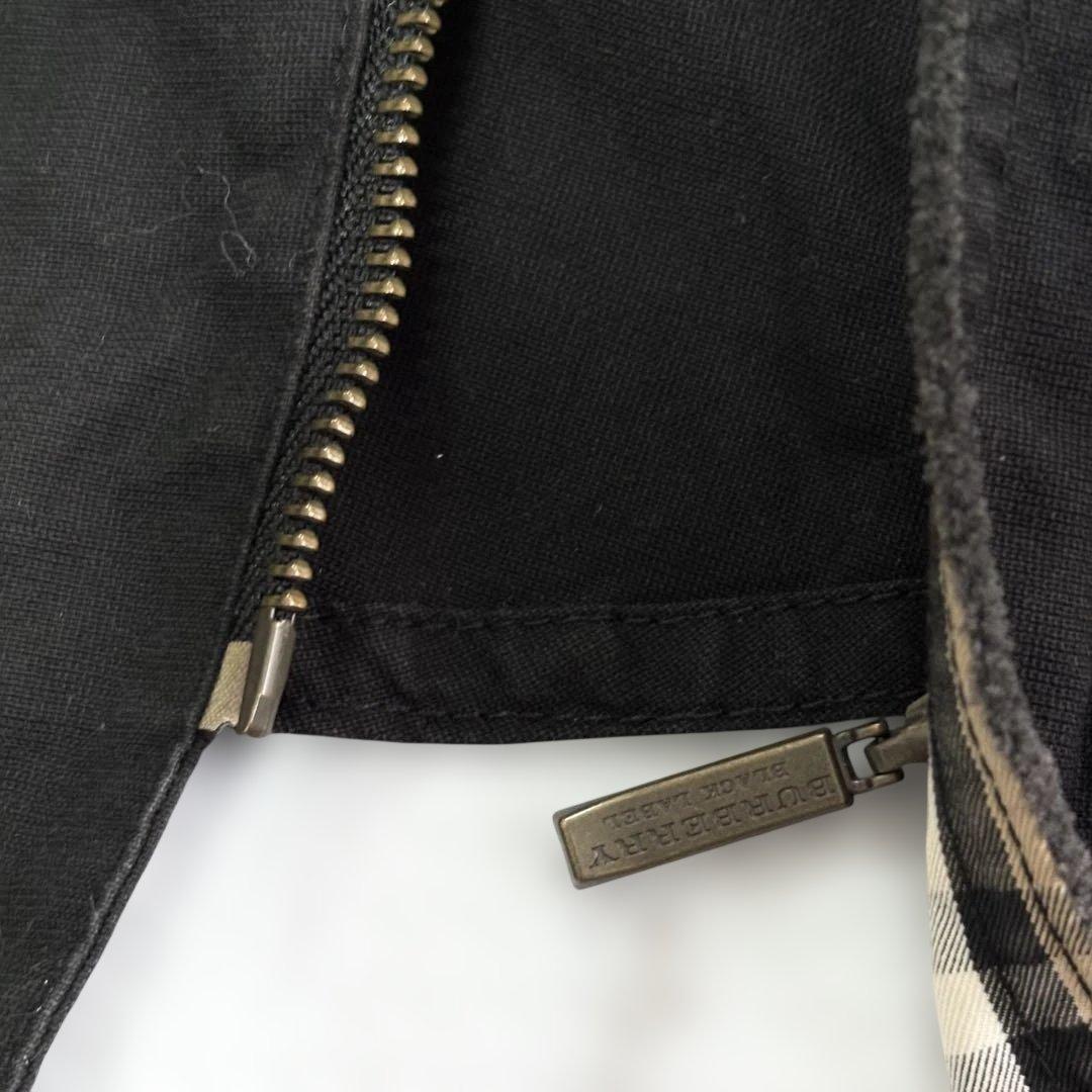 ✨美品✨ バーバリーブラックレーベル 黒ジップジャケットL