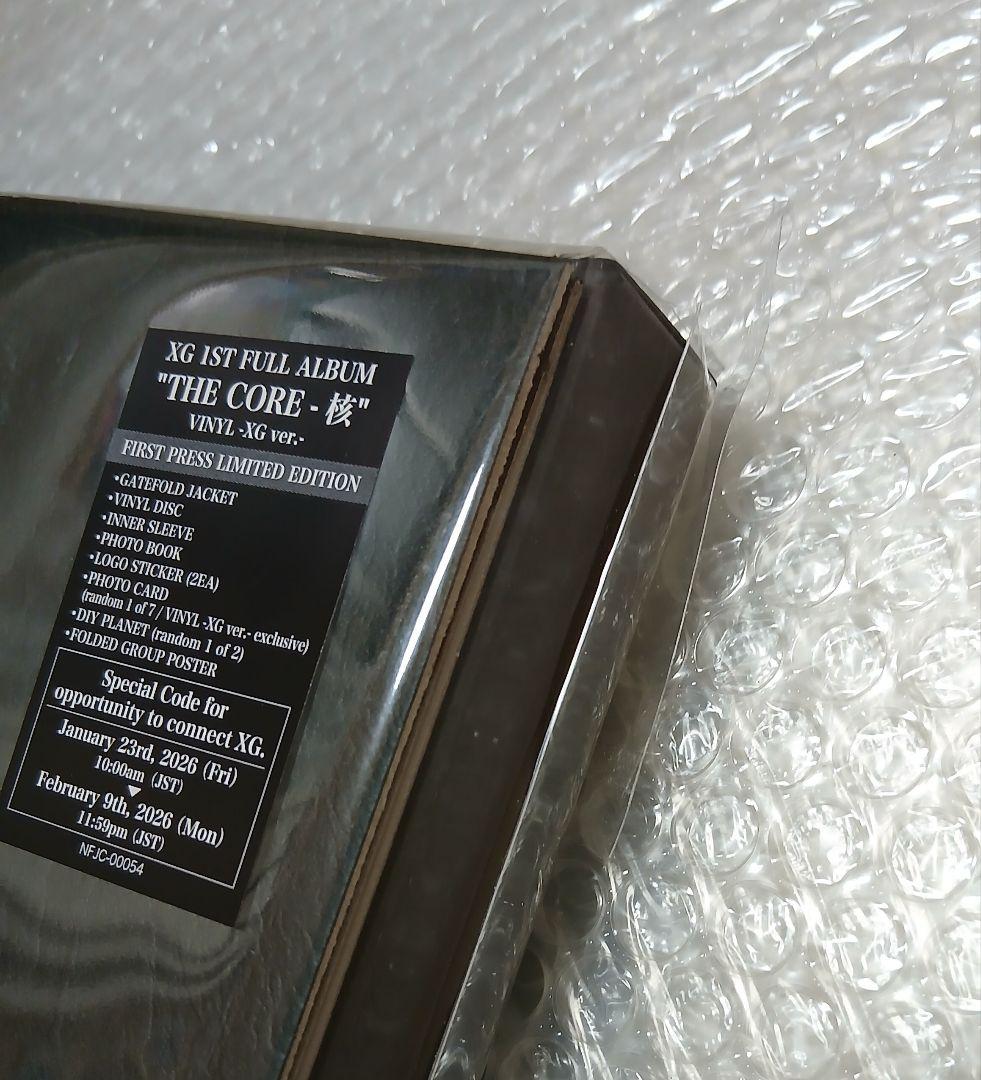 お*め様 XG THE CORE 核 VINYL レコード 開封済み 抜けあり