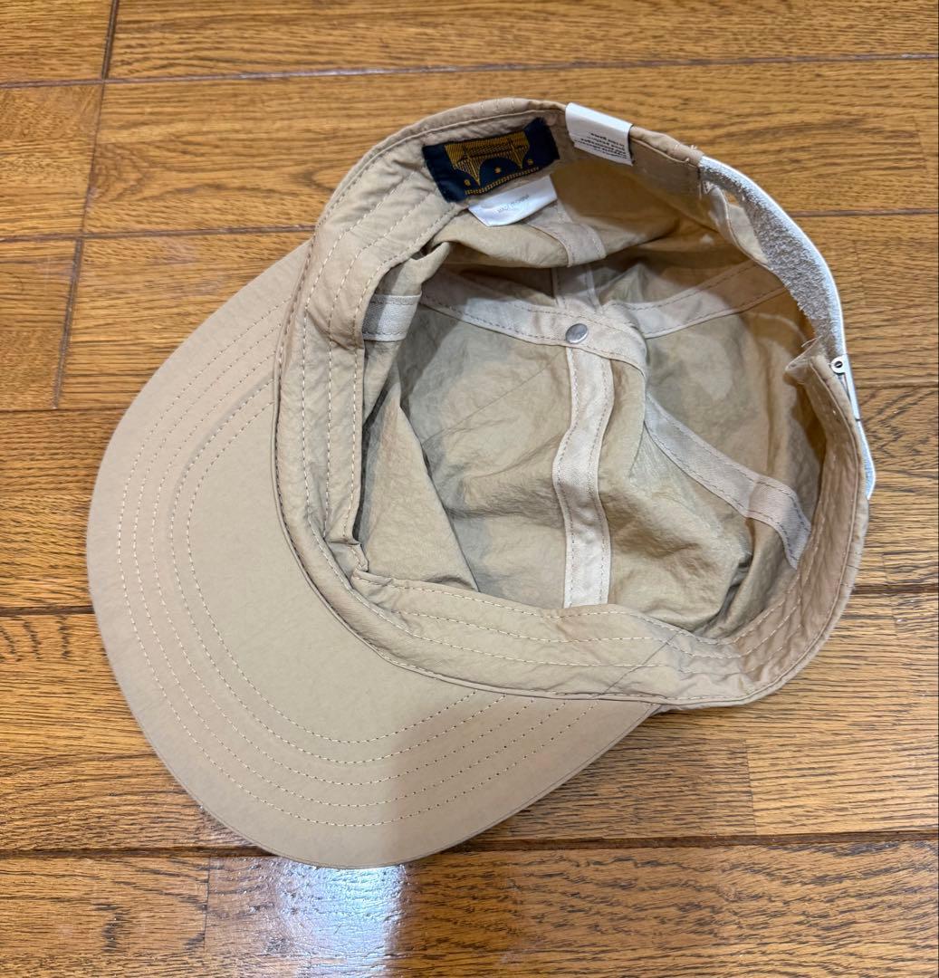 クラブハウス clubhaus ナイロンキャップ　ベージュ　ほぼ未使用　美品