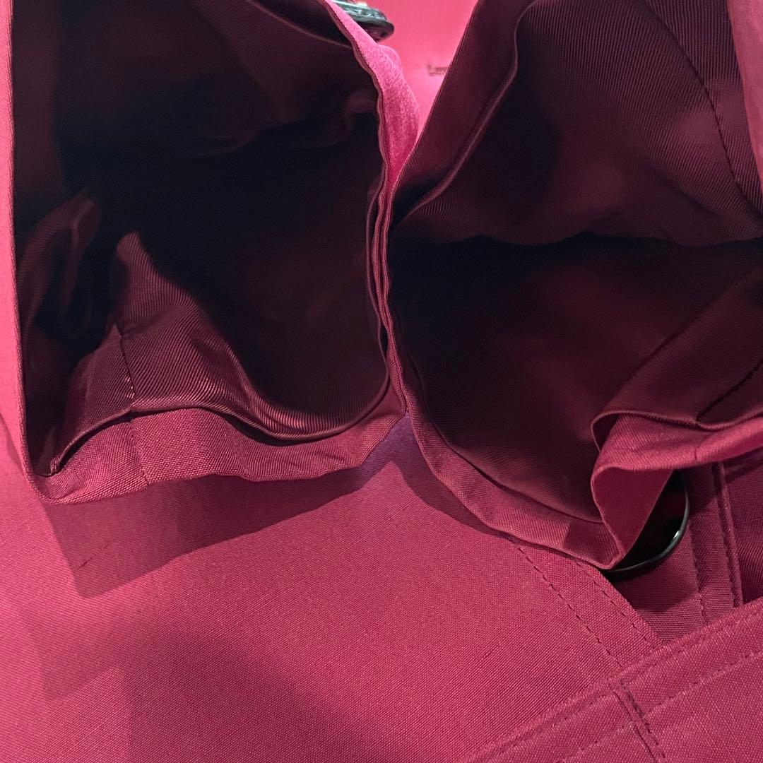 BURBERRY LONDON トレンチコート　シルク100%　ロゴ刻印釦　5L
