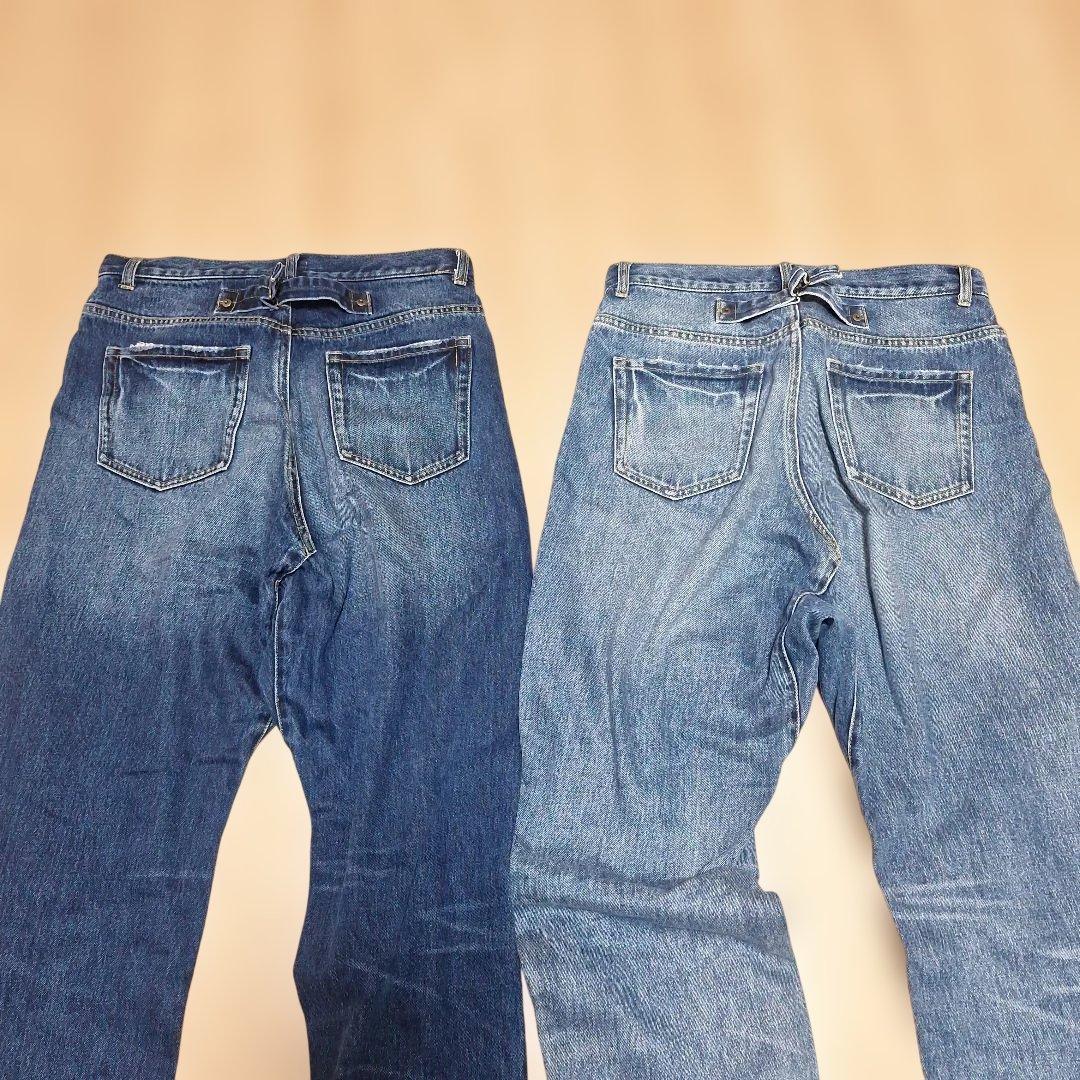 ichi デニム ワイドレッグパンツ サイズ2