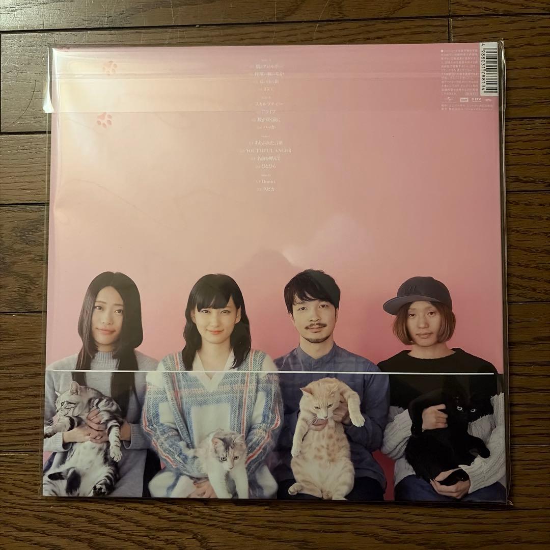 きのこ帝国　猫とアレルギー　LPレコード