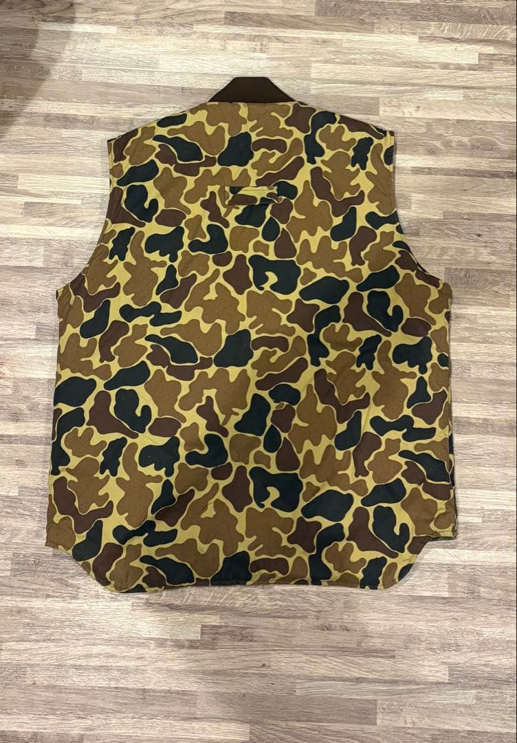 80s Woolrich ウールリッチ ハンティングベスト 総柄
