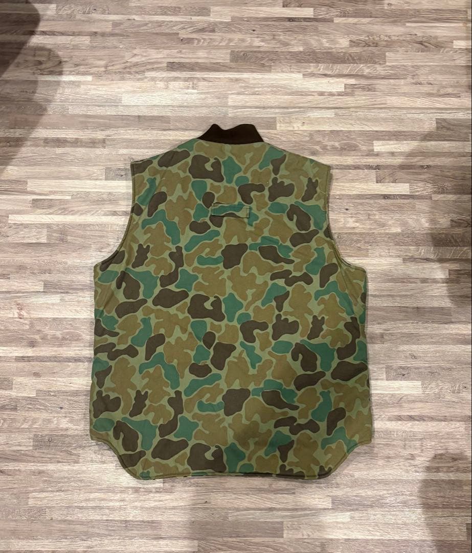 80s Woolrich ウールリッチ ハンティングベスト 総柄