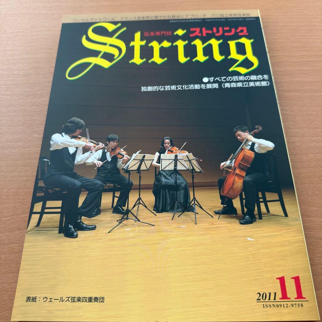 【超希少】ストリング　STRING　弦楽専門誌　2011年全巻セット　レトロ雑誌