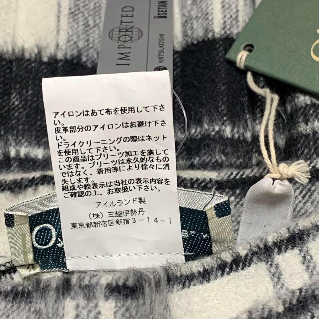 新品 O'NEIL of DUBLIN ロングスカート チェック プリーツ 8