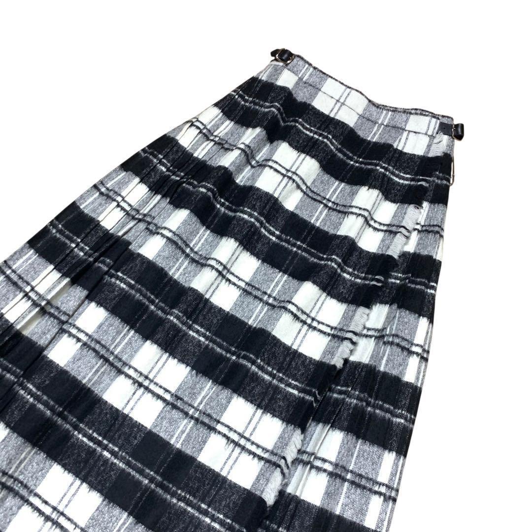 新品 O'NEIL of DUBLIN ロングスカート チェック プリーツ 8