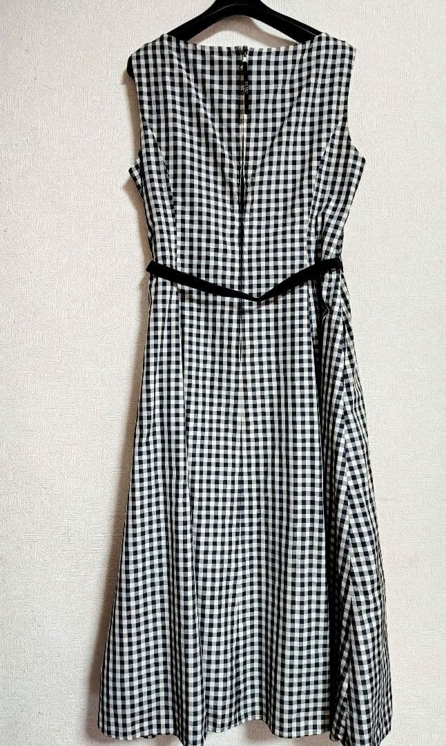 美品・foxeyギンガムチェックワンピース