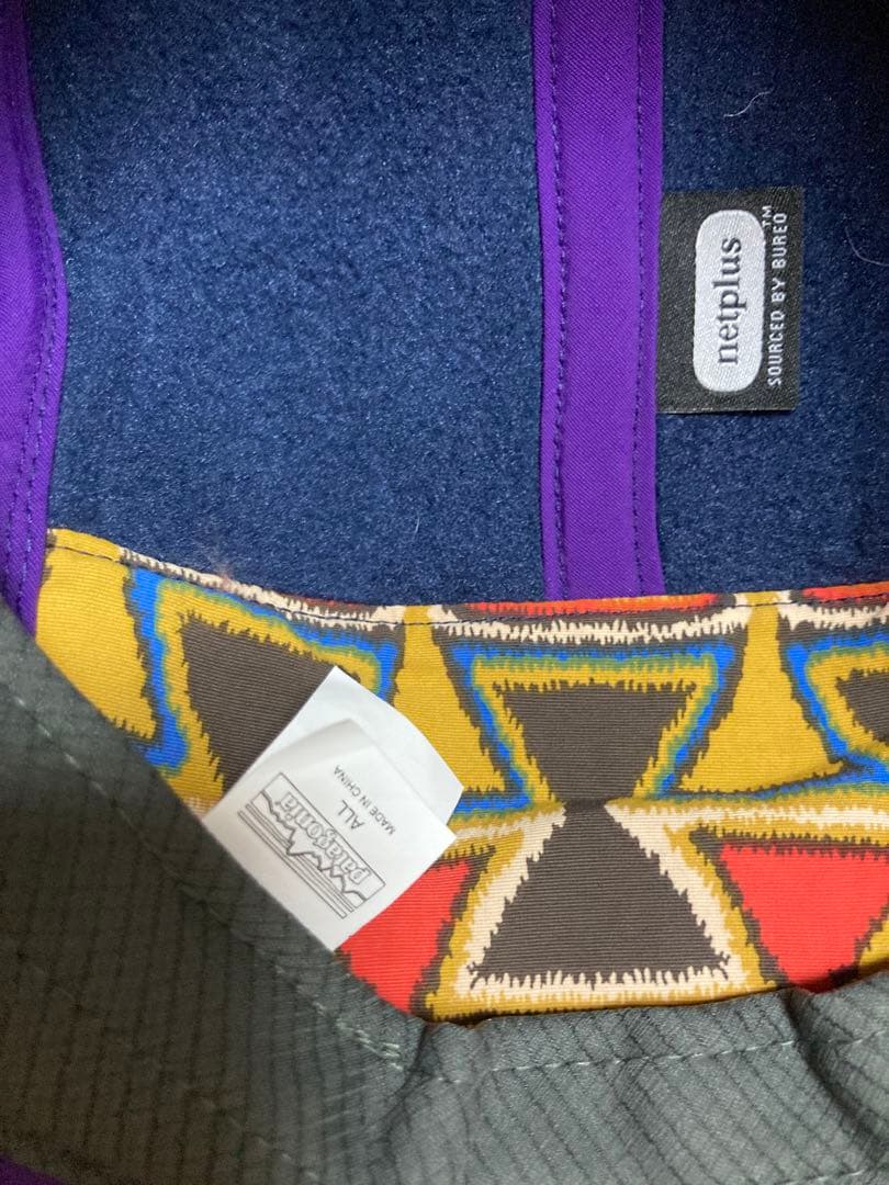patagonia　シンチラフリースキャップネイティブ柄　5パネルcap