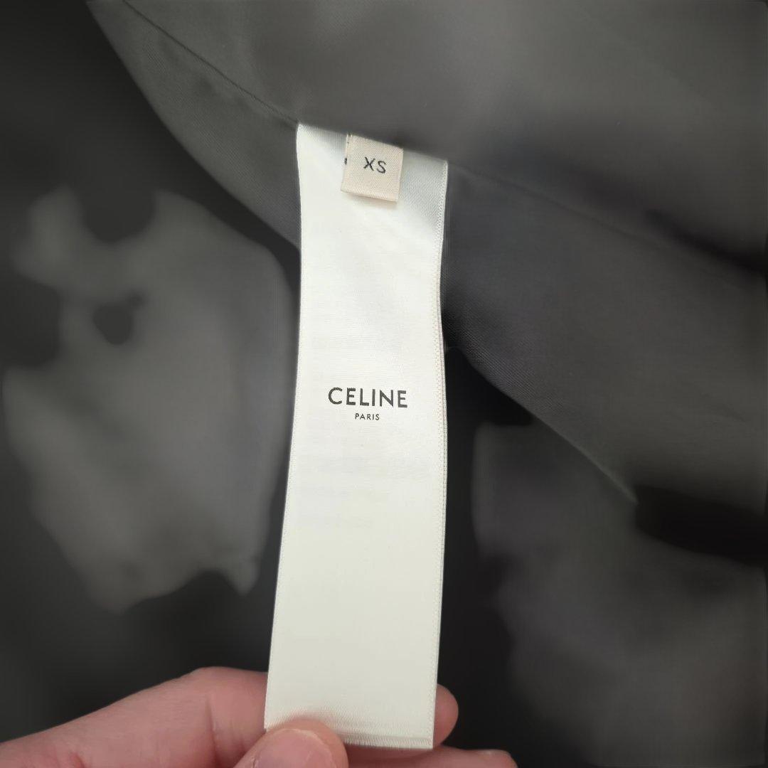 CELINE ブラウン ジップアップジャケット XS