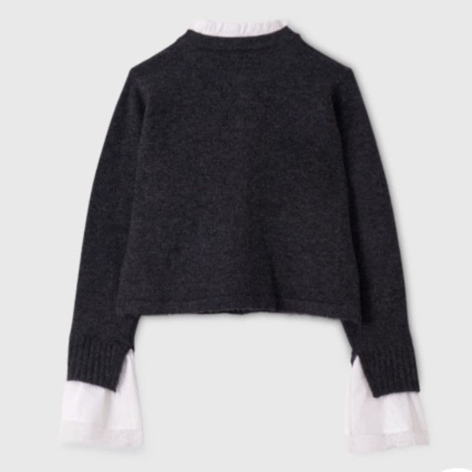 eimy istoire Attachedcollrモヘアカーディガン　美品