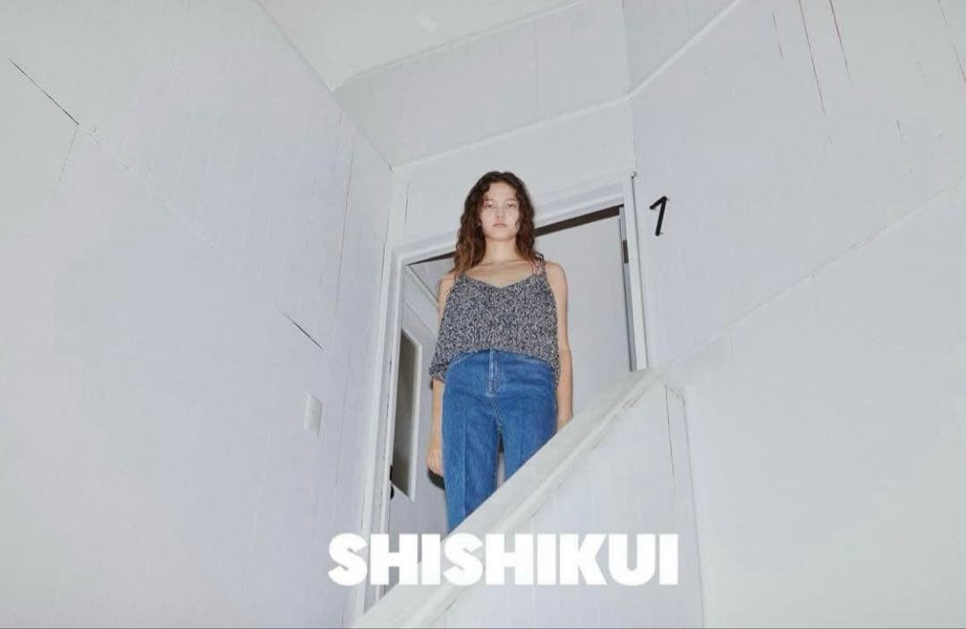 【新品未使用】SHISHIKUI mix knitキャミソール