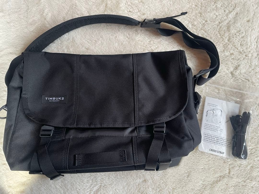 TIMBUK2 メッセンジャーバッグ ブラック 大容量 ショルダーバッグ
