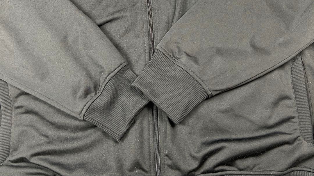 レア✨アディダス トラックジャケット 2XL 黒 黄 トレフォイルロゴ ジャージ