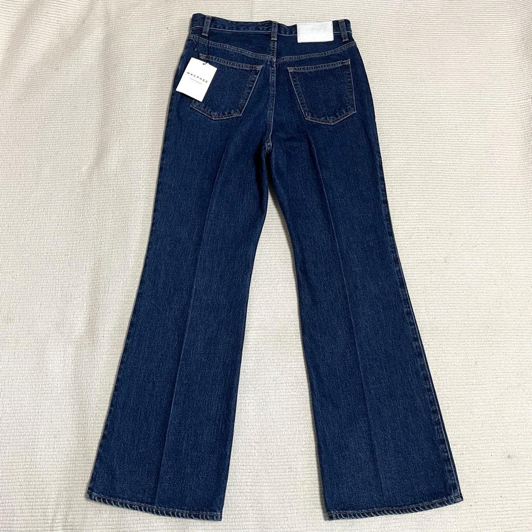 新品　マカフィー　コットンデニムブーツカットパンツ　フレア　日本製　2022SS