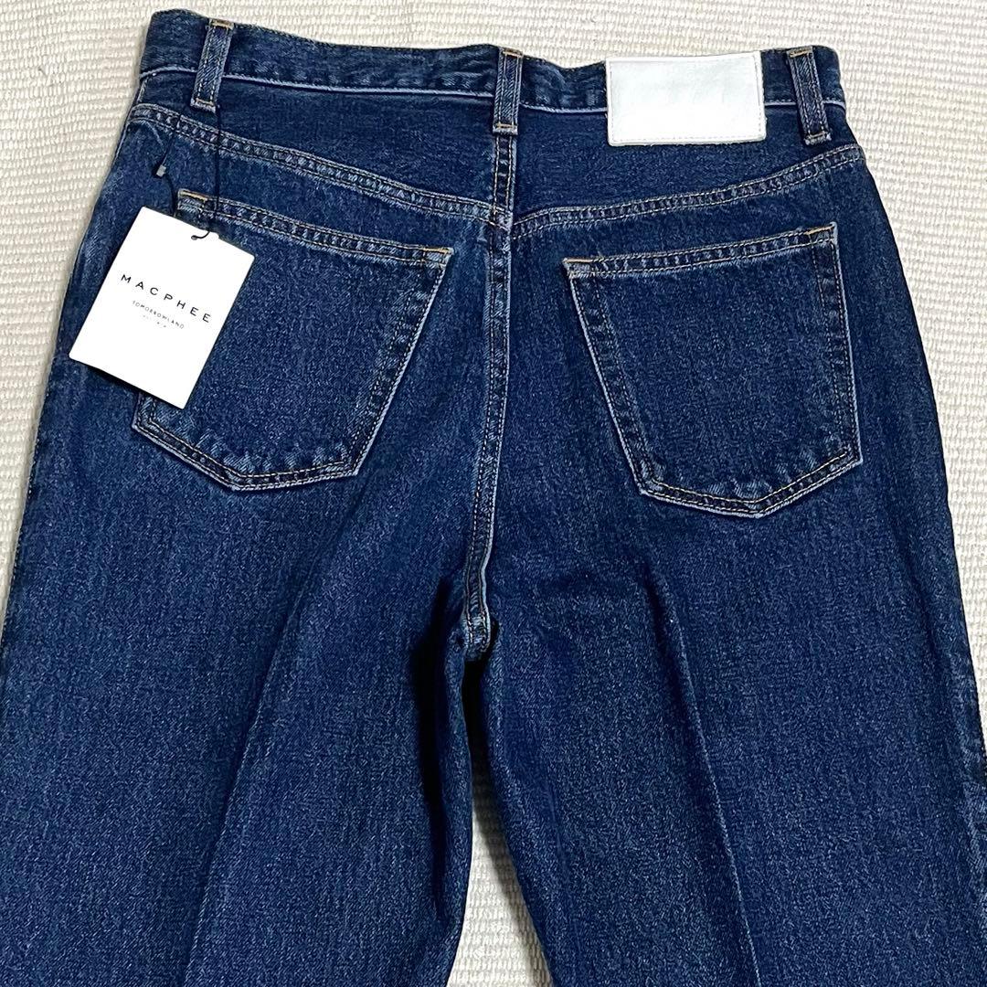 新品　マカフィー　コットンデニムブーツカットパンツ　フレア　日本製　2022SS
