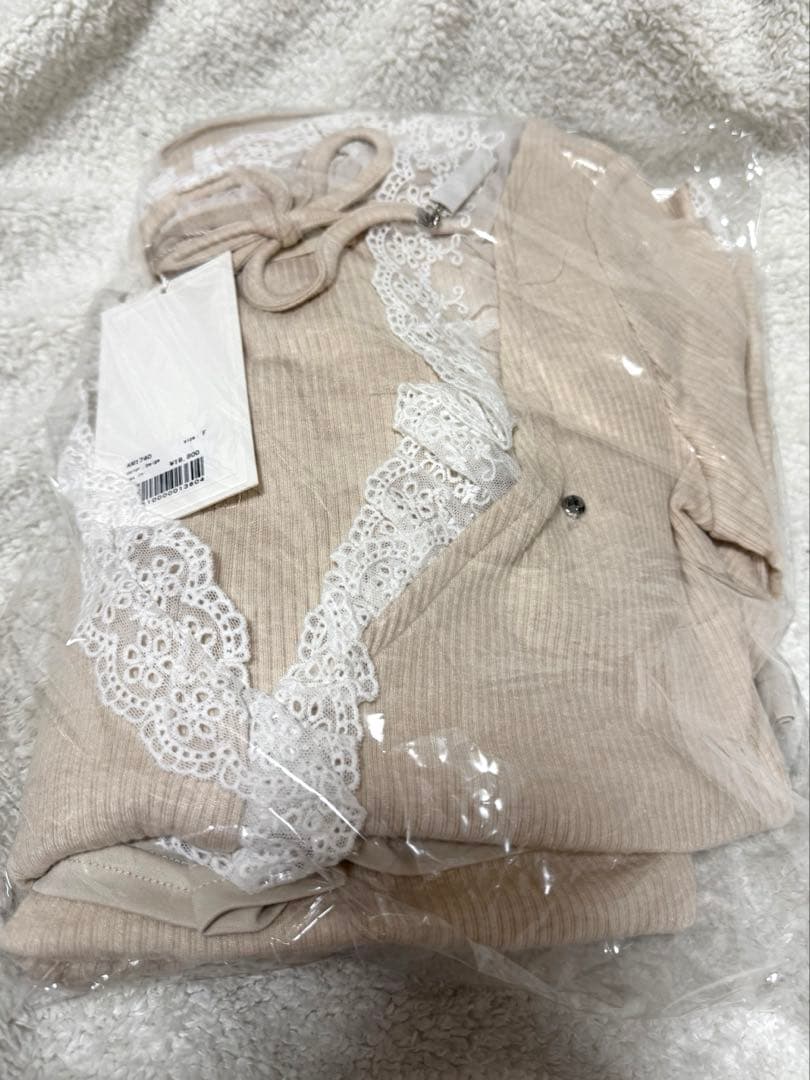 トップス andmary Lilith gather set dress beige