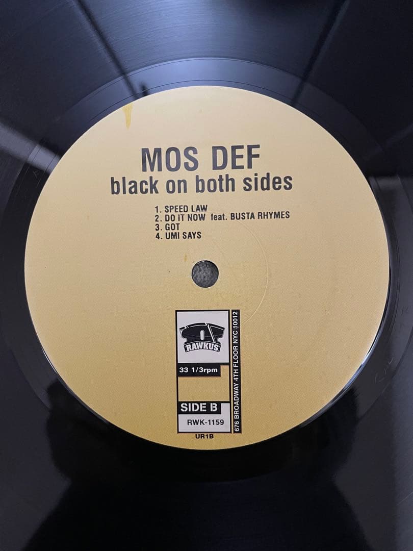 【USオリジナル】Mos Def/Black on Both Sidesレコード
