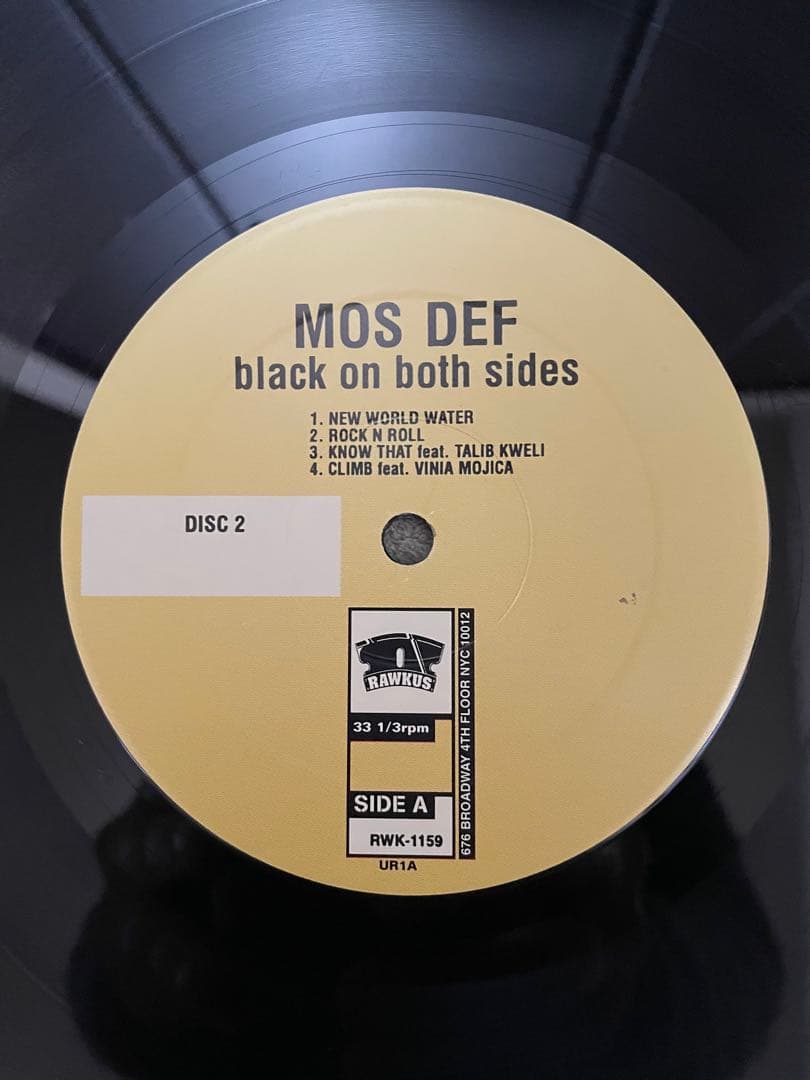 【USオリジナル】Mos Def/Black on Both Sidesレコード