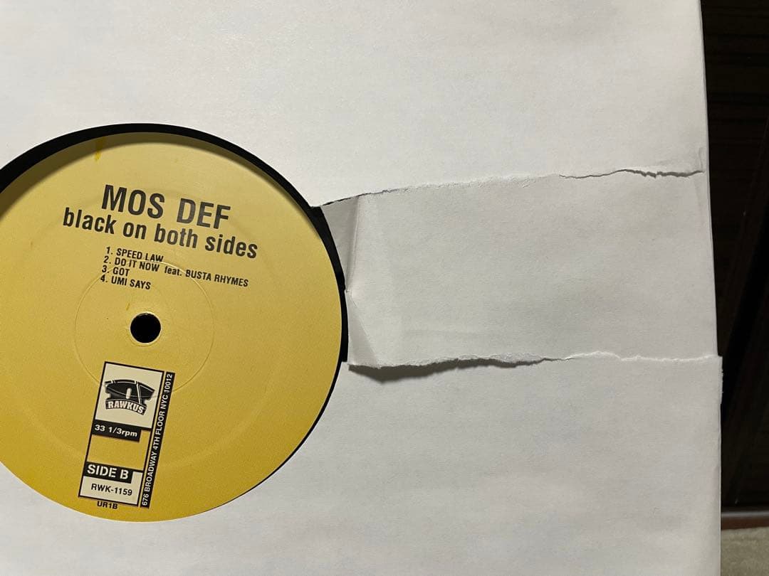 【USオリジナル】Mos Def/Black on Both Sidesレコード