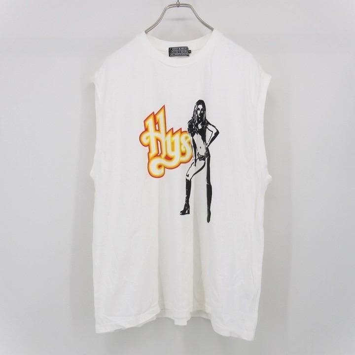 ヒステリックグラマー HYS BREAZE ノースリーブTシャツ XL ホワイト