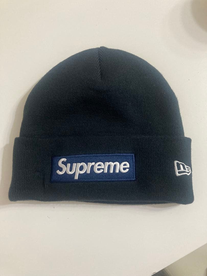 帽子 Supreme Box Logo Beanie \"navy\"