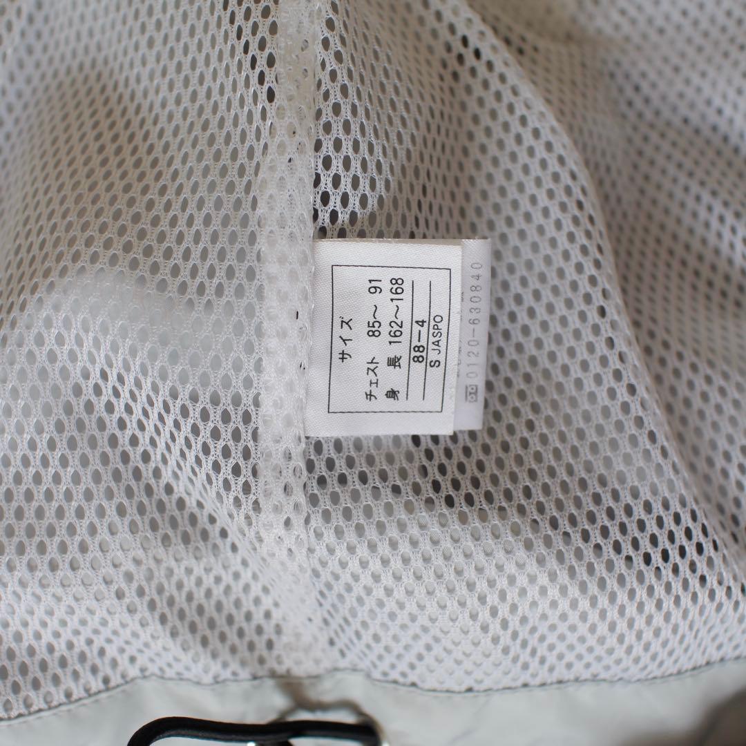 90s FRED PERRY ナイロンジャケット 白 フード収納 S