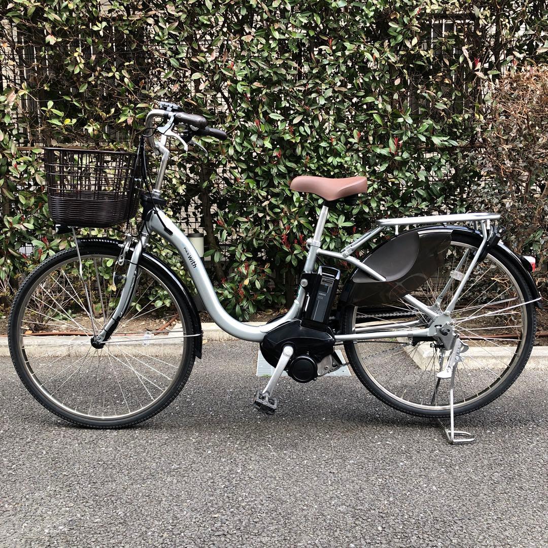 【美品】YAMAHA 電動アシスト自転車 PAS With 2023年モデル