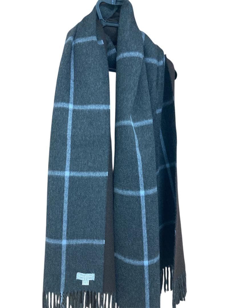 専用 極美品 ジョシュアエリス カシミヤ100％ 大判 リバーシブル 国内正規品