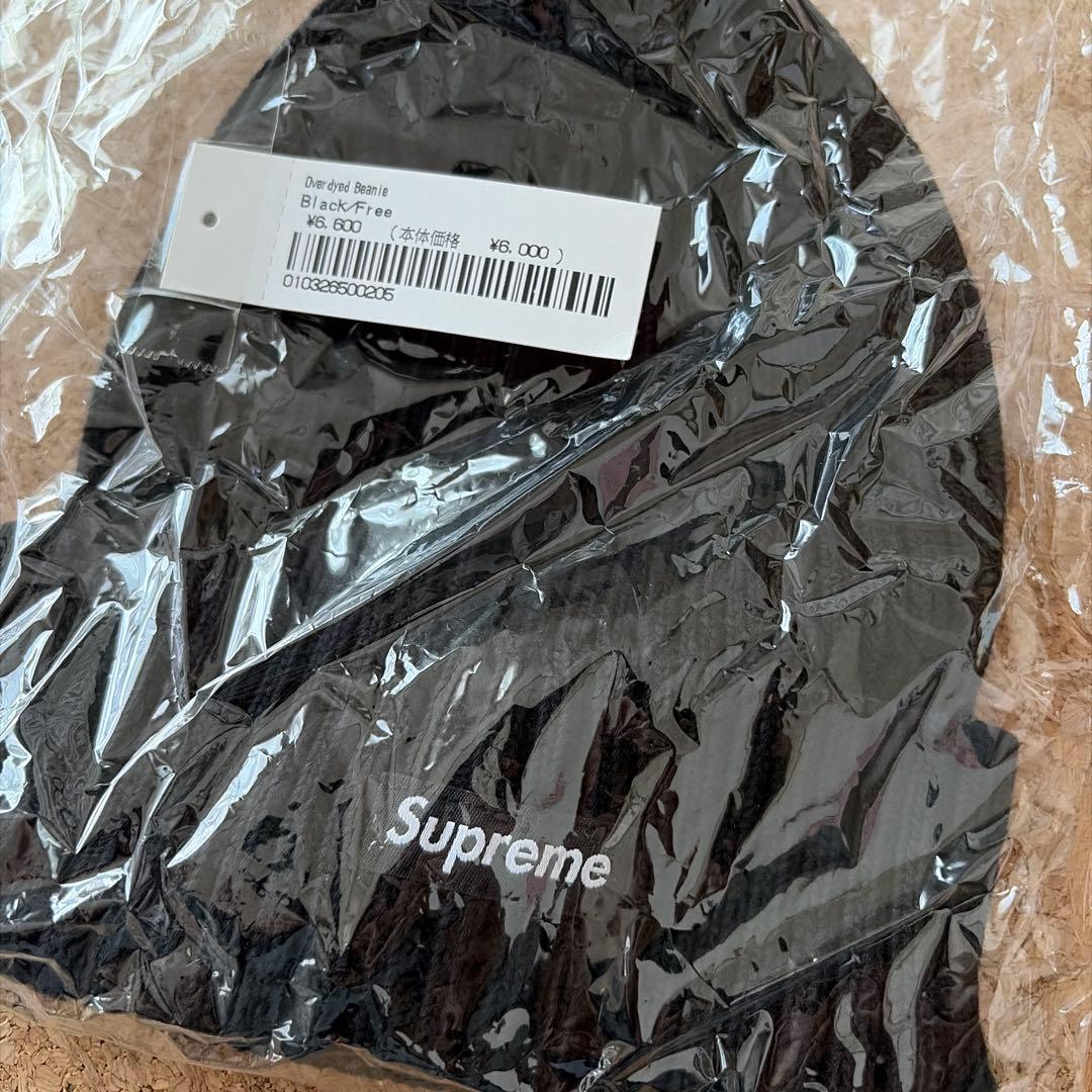 新品未使用 Supreme Overdyed Beanie Black