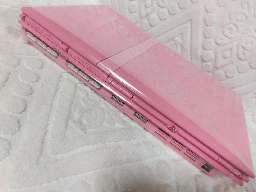 ✨完動品✨レンズ交換メンテ済✨PS2 SCPH77000PK 本体 薄型 ピンク