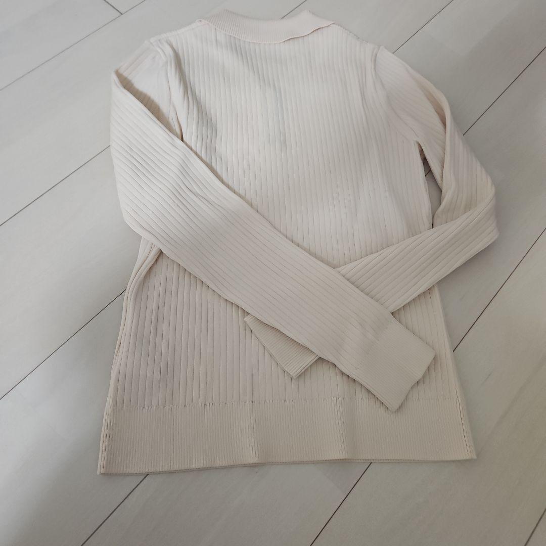 FRED PERRY アイボリー 長袖ポロシャツ