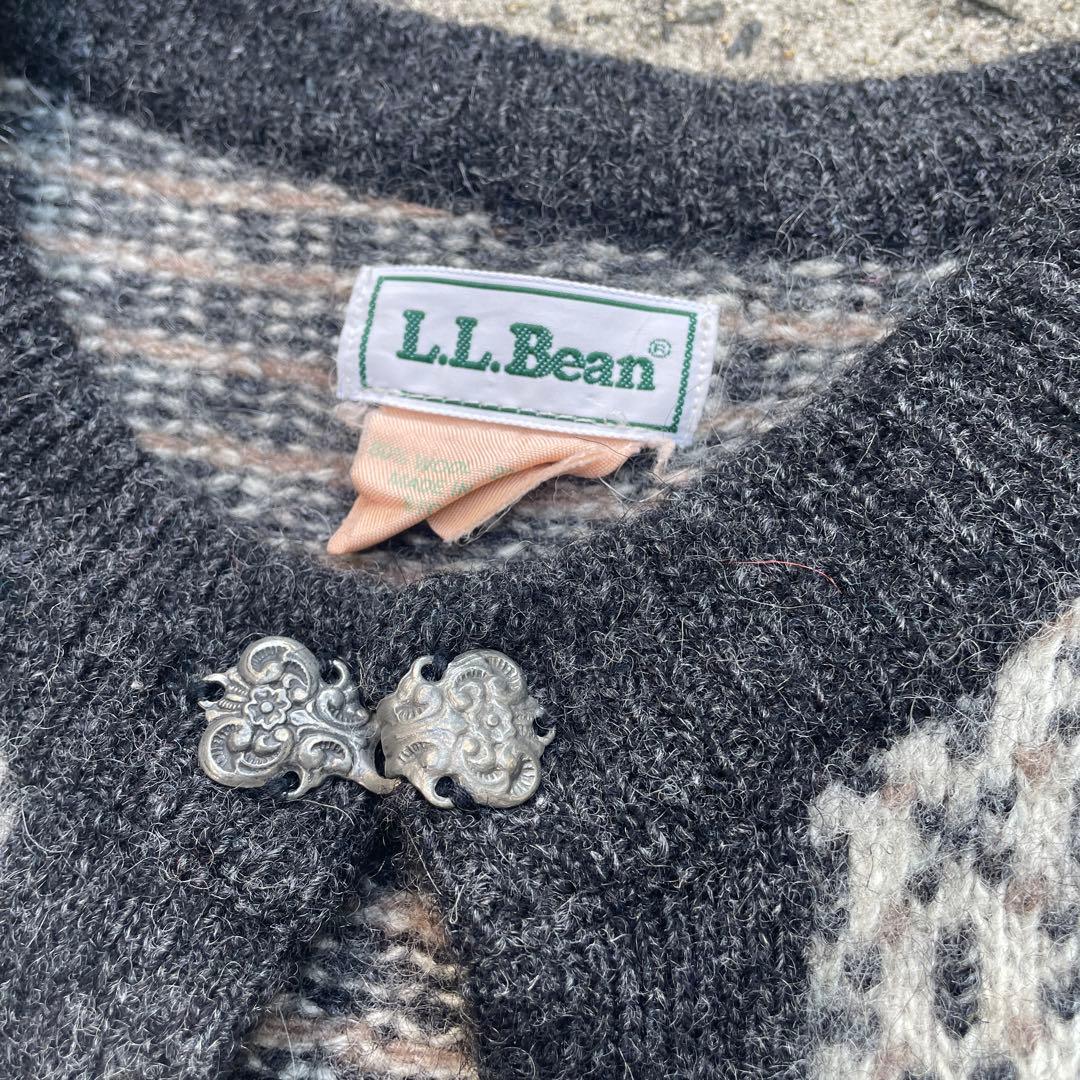 ノルウェー製 L .L.Bean チロリアン カーディガン エルエルビーン